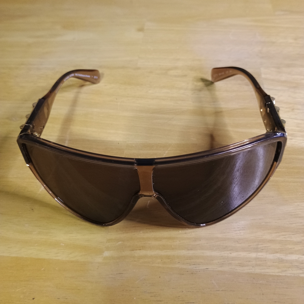 Michael Kors Empire Shield Brown Sunglasses - Picture 6 of 7